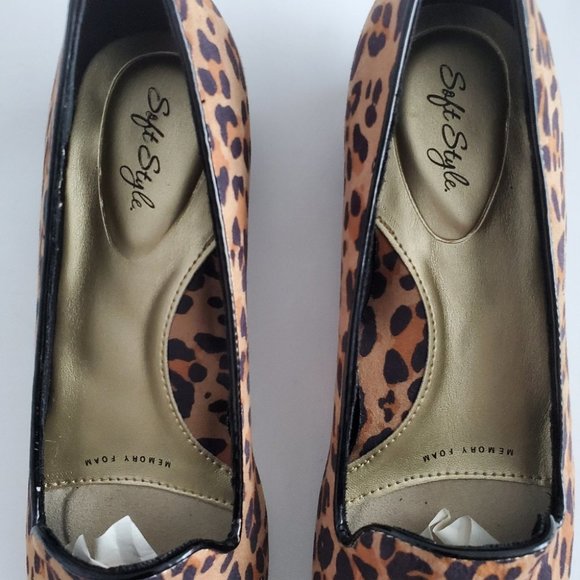 Soft Style Women's Charmy Stiletto, Leopard, 8.5W - Picture 5 of 11